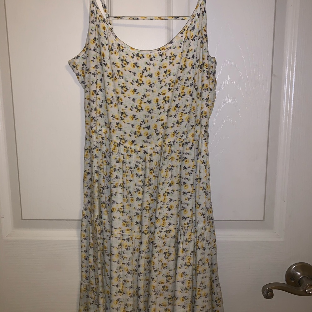 Flowy floral dress